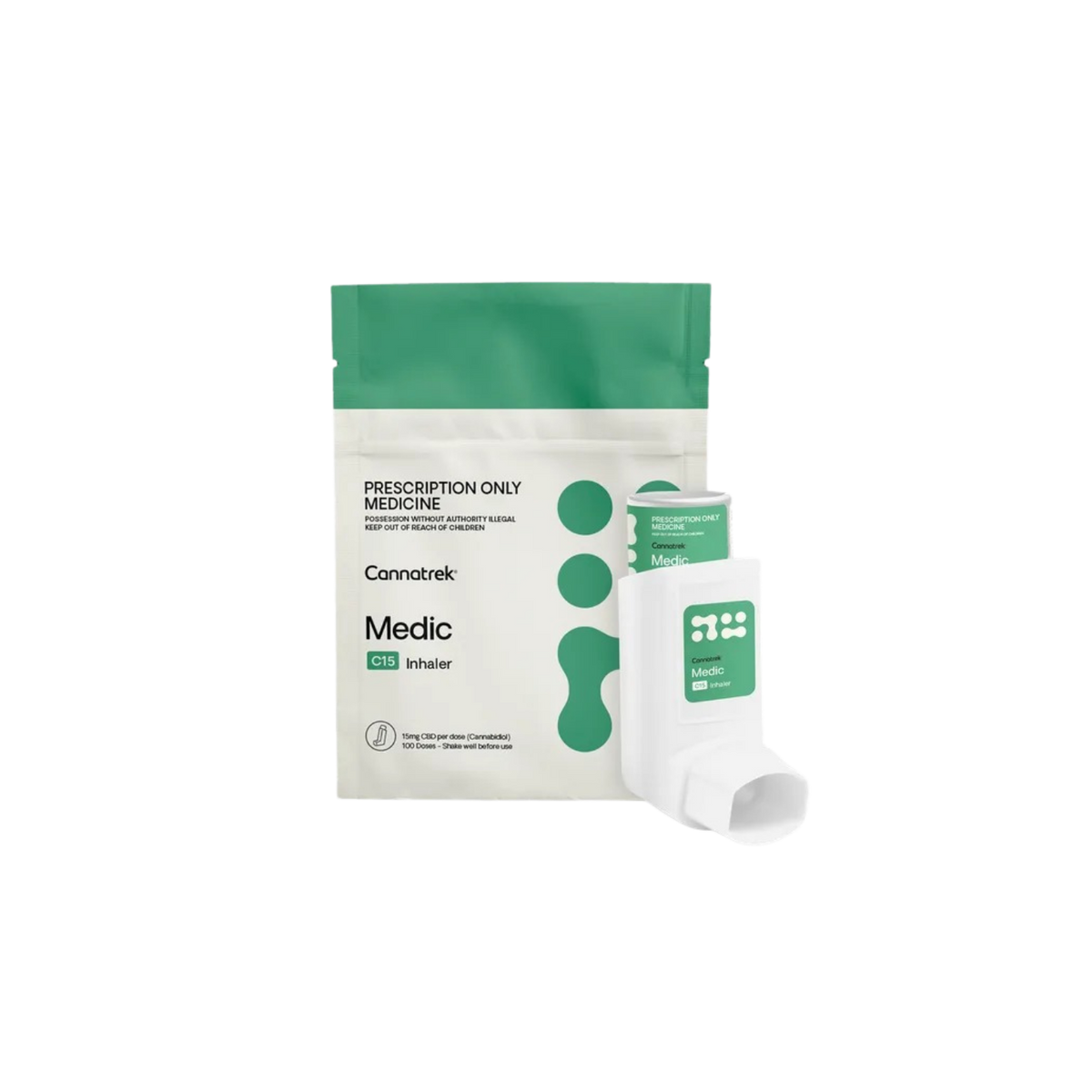C15 Medic CBD 15mg/pump Inhaler 7.3ml