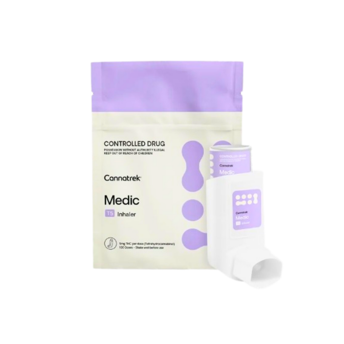 T5 Medic THC 5mg/pump Inhaler 7.3ml