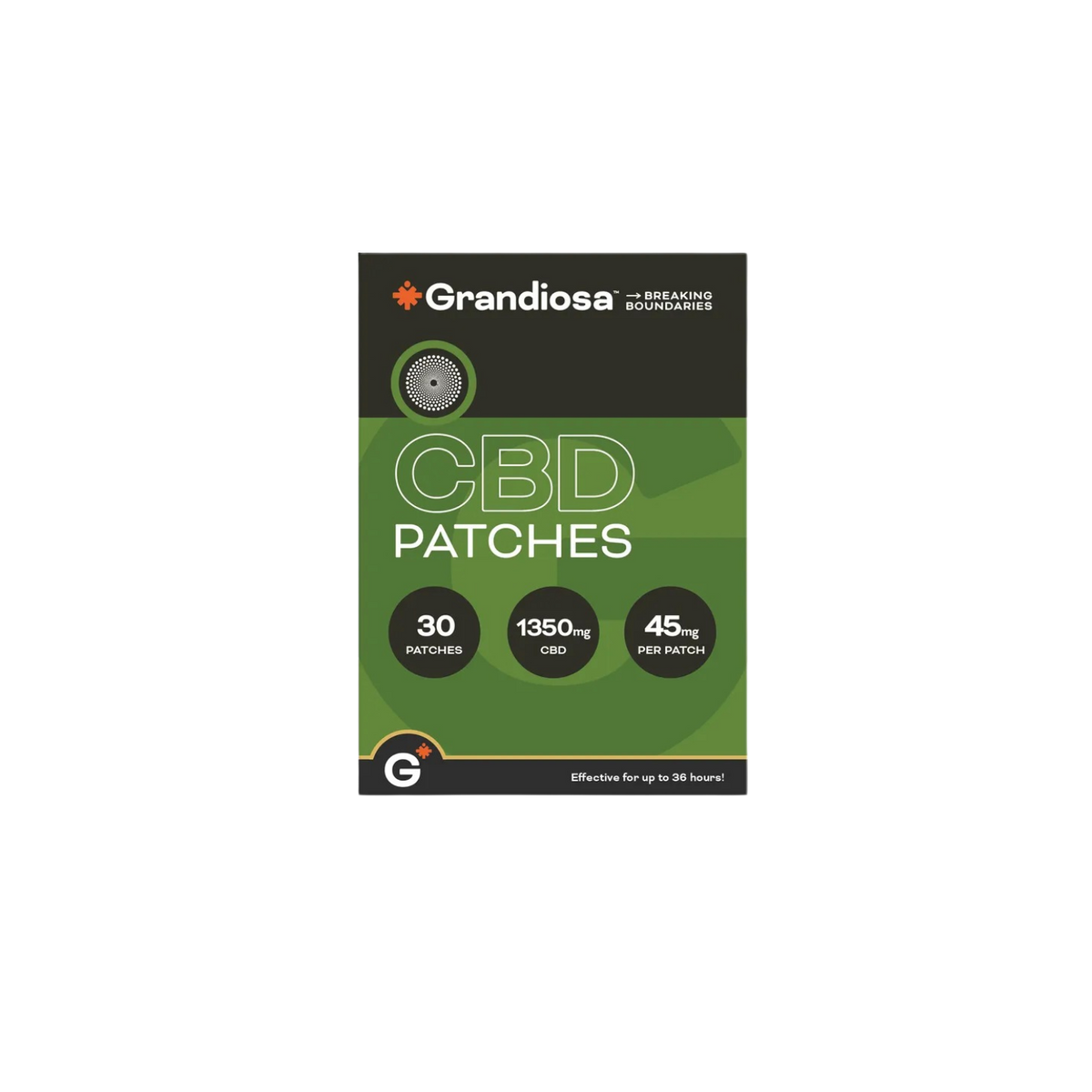 Transdermal Patches CBD 45mg Isolate 30 Pack