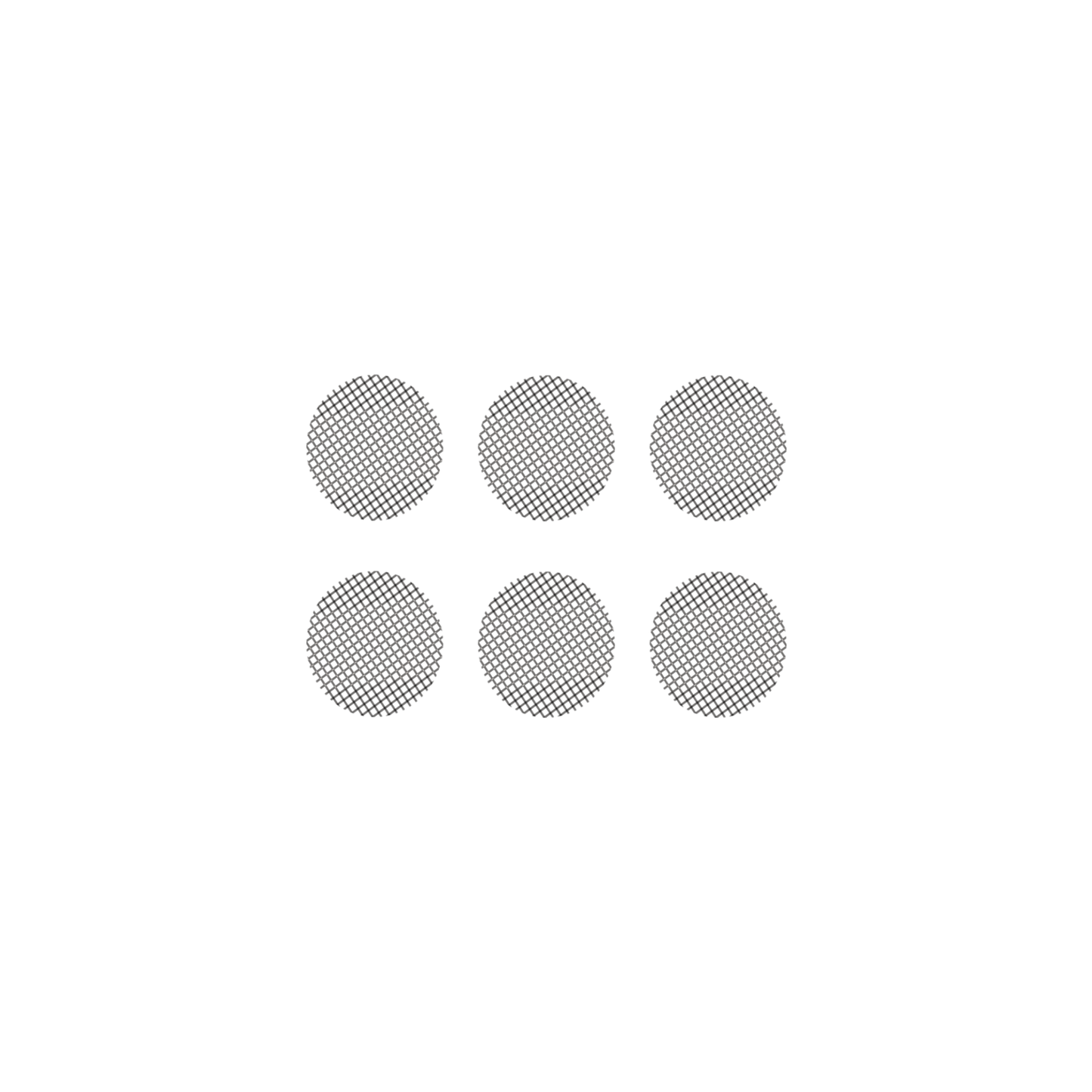 Coarse Screens - Small - 6 Pieces
